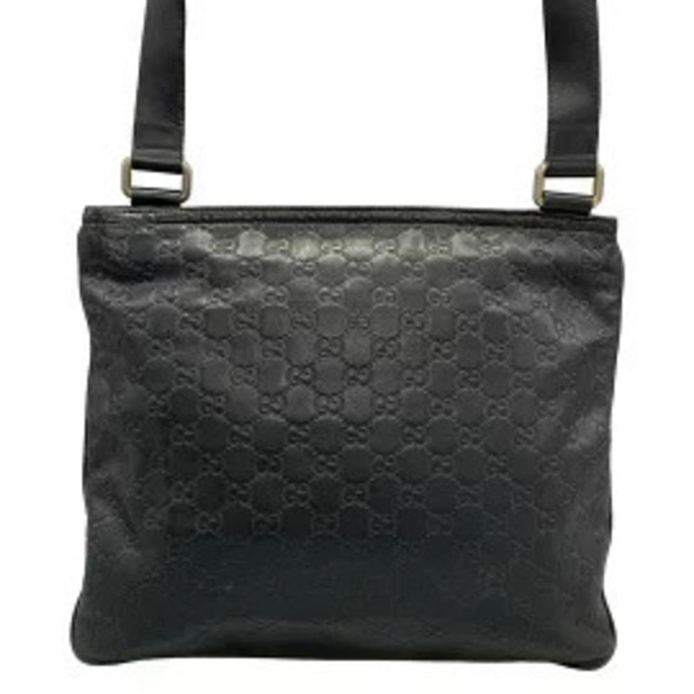 Gucci Shima Shoulder Bag Black Leather - Picture 2 of 5